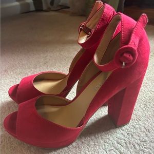 Red Velvet Heels